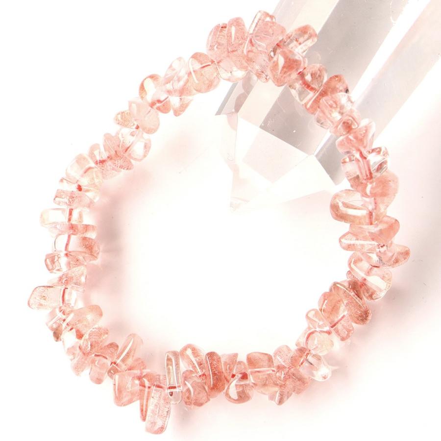 GOLD STONE ストロベリークォーツ ブレスレット アフガニスタン産