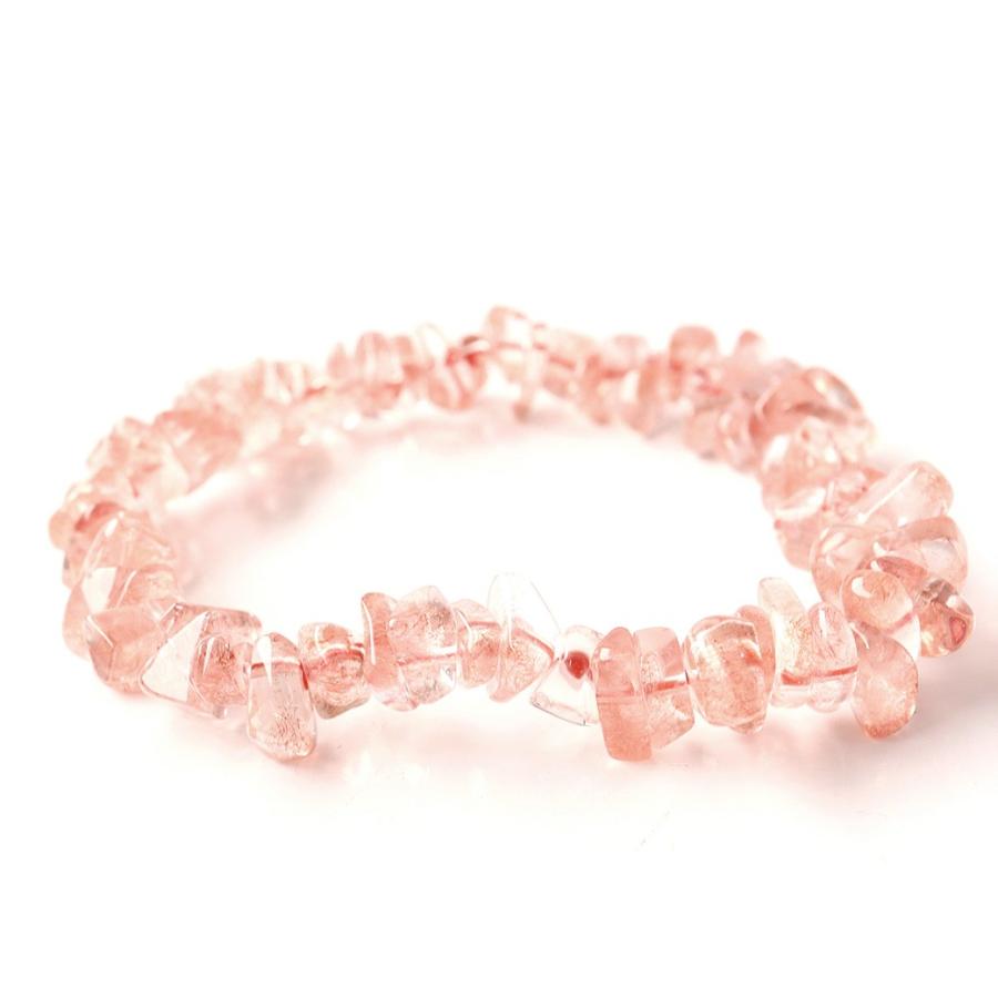 GOLD STONE ストロベリークォーツ ブレスレット アフガニスタン産