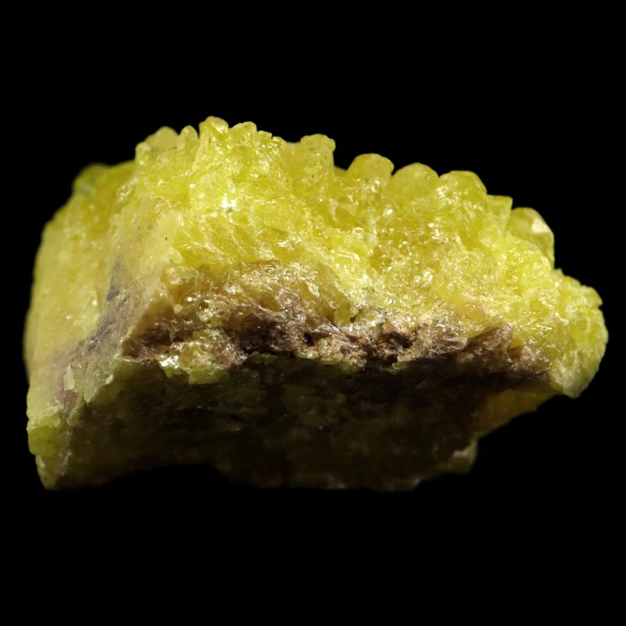 硫黄原石結晶 GOLD STONE サルファー 硫黄 結晶石 ほのかに香る ボリビア産 85g