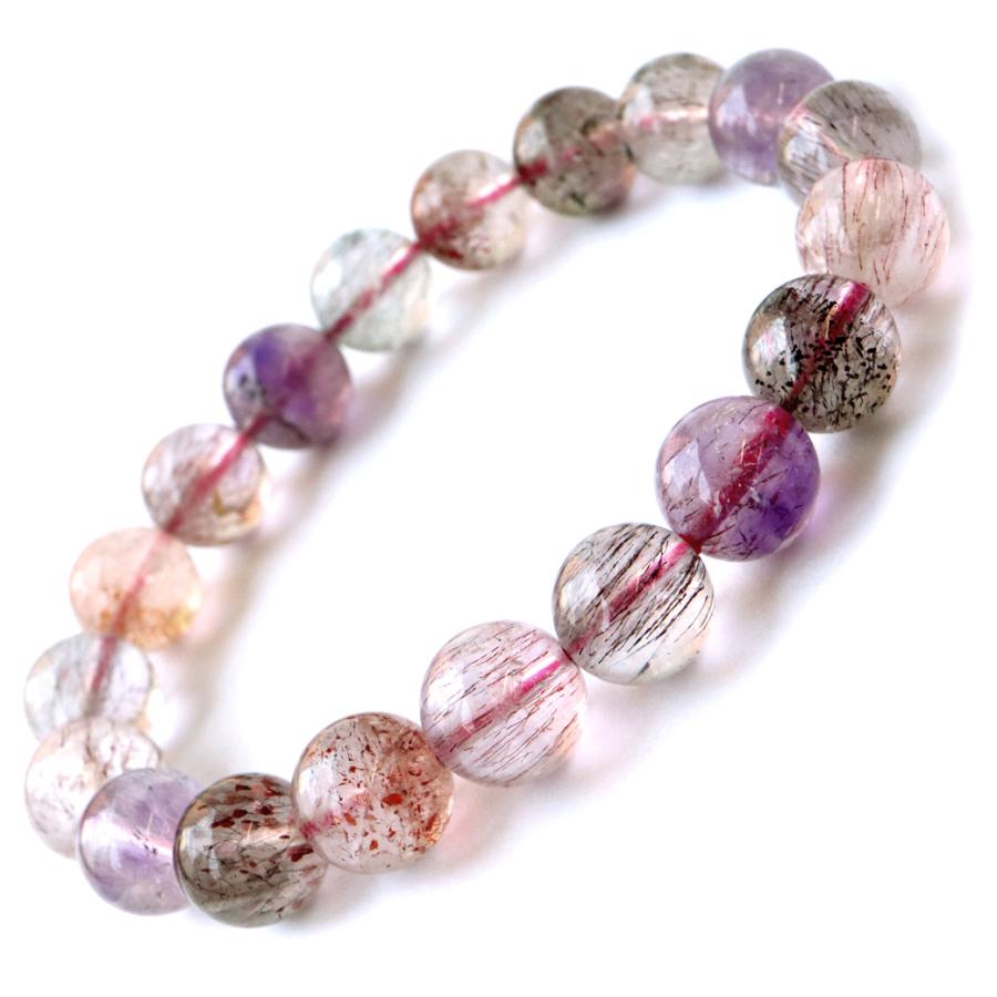 GOLD STONE スーパーセブン ブレスレット 10.5mm ブラジル産 マルチ