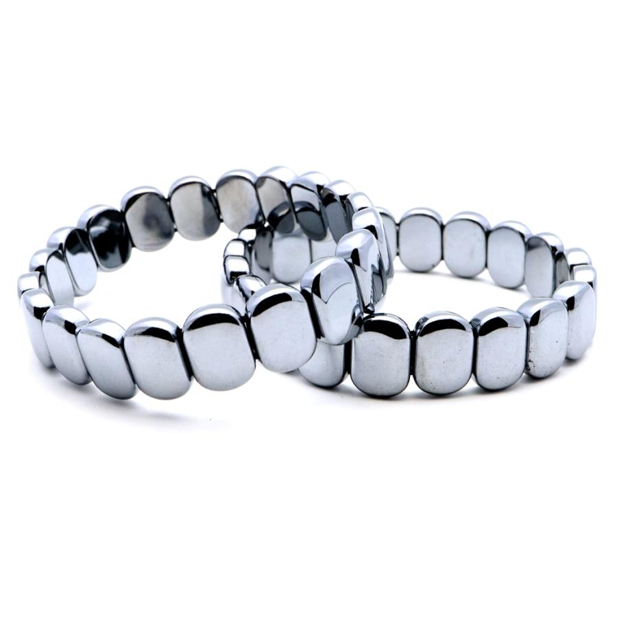 GOLD STONE テラヘルツ鉱石 本物 バングル オーバル 腕輪 ブレスレット