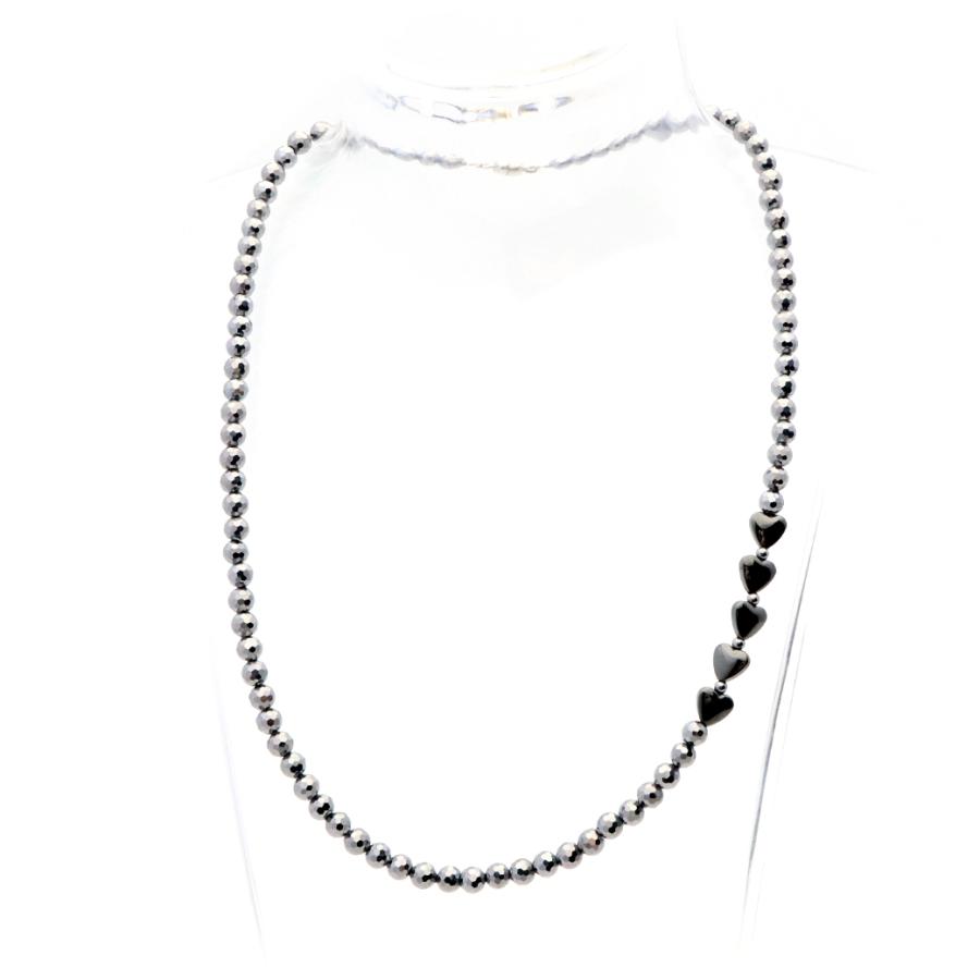 テラヘマネックレス　テラヘルツ GOLD STONE テラヘルツ鉱石 本物 ネックレス ハート ヘマタイト