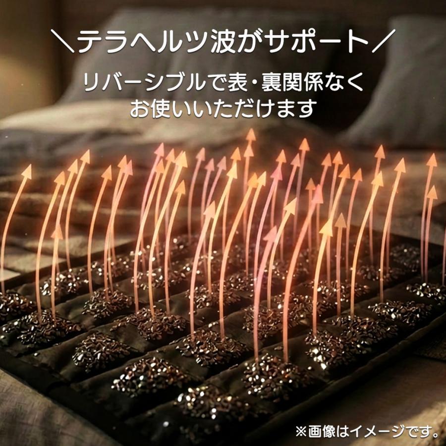 テラヘルツ鉱石 枕パッド 純度6N さざれ入り 腰など患部にも使用可能 パワーストーン バレンタイン 2026 プレゼント お返し 日本製 MADE IN JAPAN 爆買 | GOLD STONE | 02