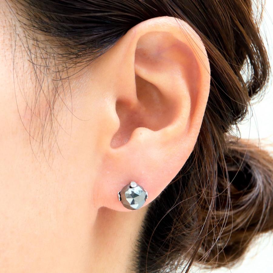GOLD STONE テラヘルツ鉱石 ピアス レディース メンズ スタッドピアス