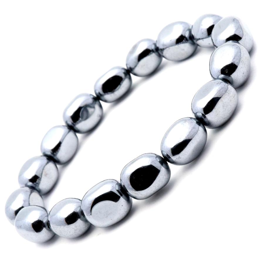 GOLD STONE テラヘルツ鉱石 ブレスレット 12-13mm タンブル型 健康