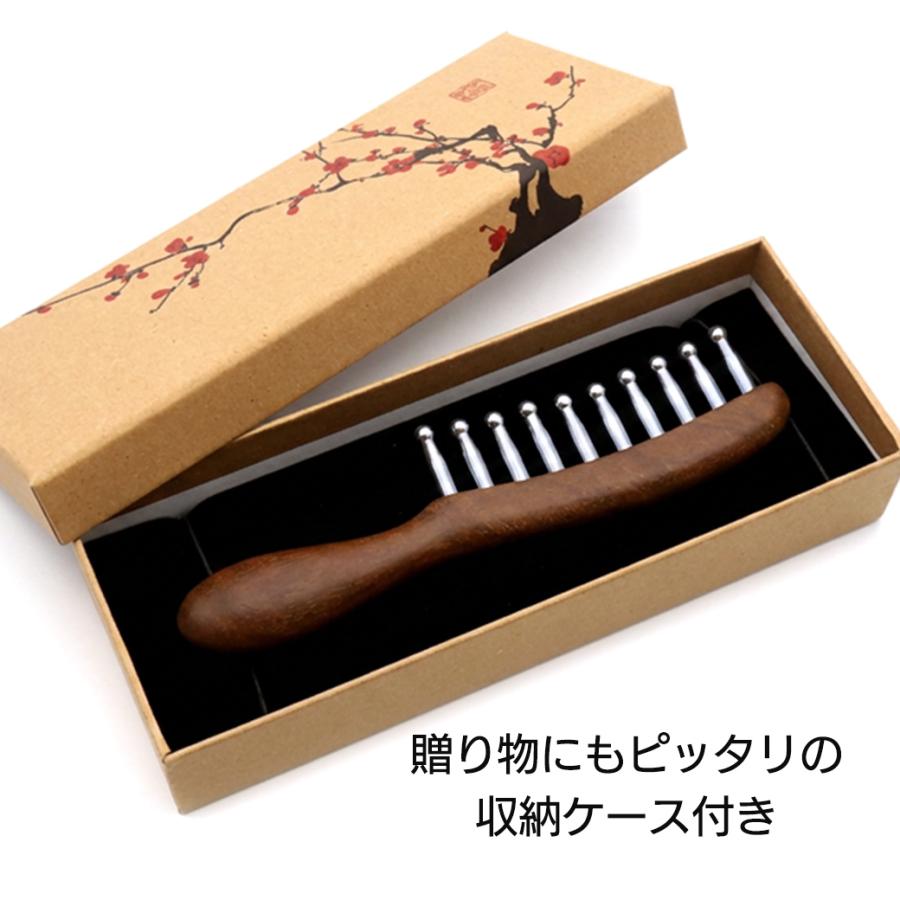 GOLD STONE テラヘルツ 頭皮 マッサージ用 ブラシ くし型 気持ちいい