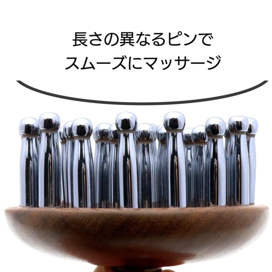 GOLD STONE テラヘルツ 頭皮 ヘッドマッサージ用 ヘアケア ブラシ スパ