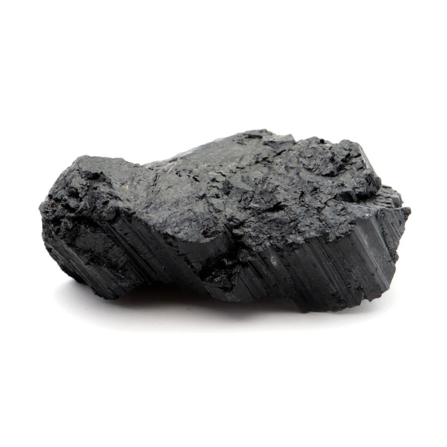 シルバー色の雲母が内部に共生している、ブラックトルマリンの原石です。125g シルバー色の雲母が内部に共生している、ブラックトルマリンの