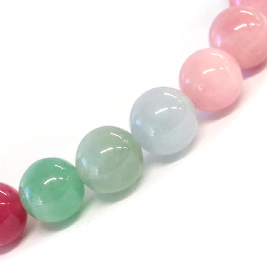 GOLD STONE トルマリン マルチカラー AAA ブレスレット 8mm 高品質