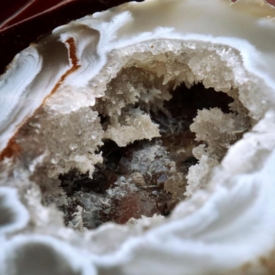 GOLD STONE トレジャーメノウ 台付き 1点もの 124g 瑪瑙 風水 聚宝盆