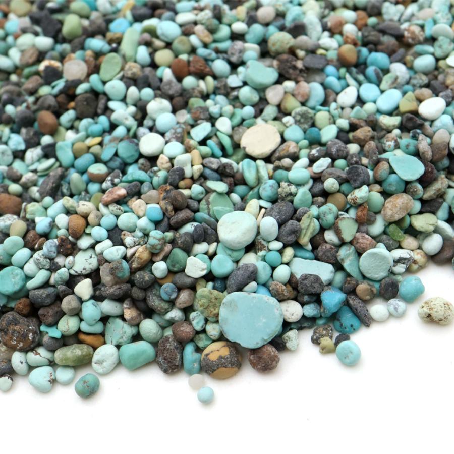 GOLD STONE ターコイズ さざれ石 本物 100g 極小サイズ トルコ石