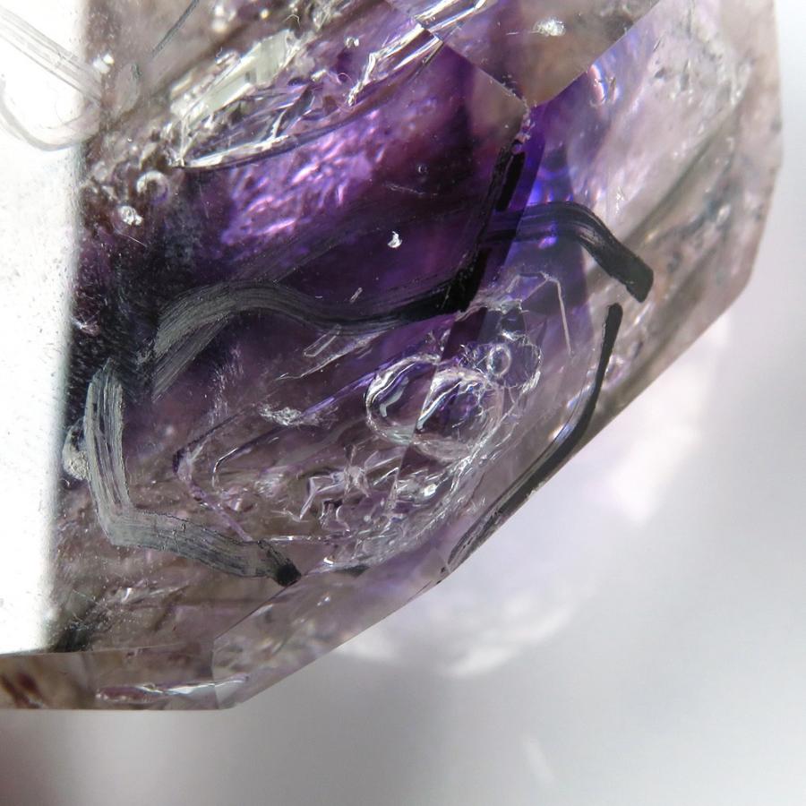GOLD STONE 水入り アメジスト エレスチャル 原石 骸骨水晶 爆買
