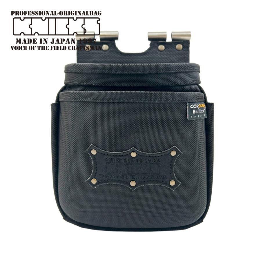 KNICKS（ニックス） 腰袋 チタン補強 前袋(外側) EVA型押 コーデュラ