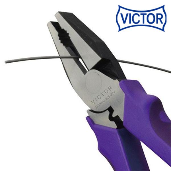 VICTOR ビクター マルチ ペンチ 200mm 紫 バイオレット 偏心 ハイ