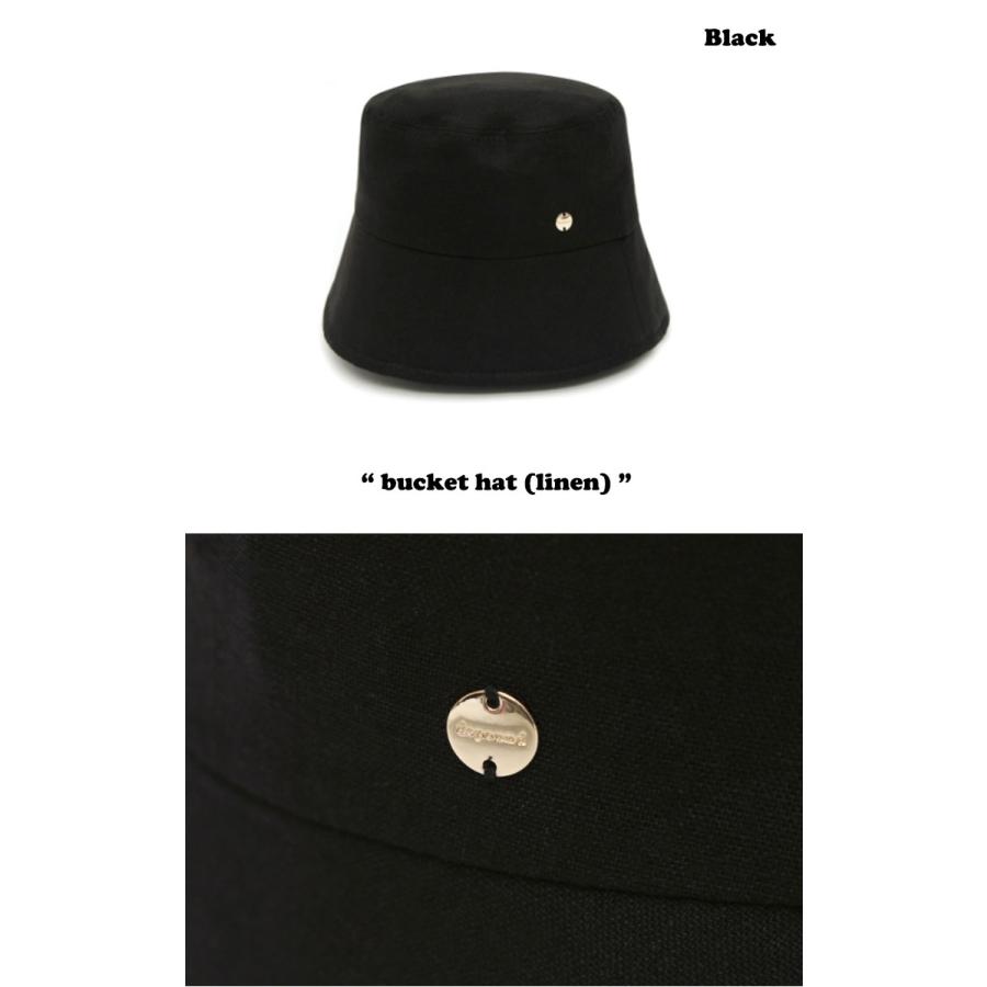 デパウンド バケットハット depound レディース bucket hat (linen) バケット ハット リネン NATURAL ナチュラル BLACK ブラック 301691631/7 ACC｜goldtail2020｜02