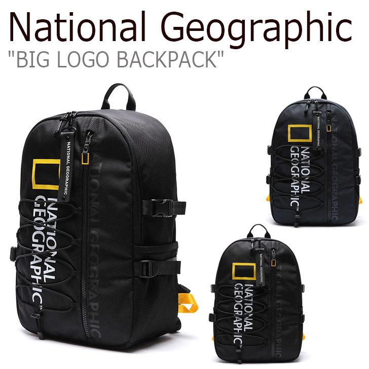 ナショナルジオグラフィック リュック NATIONAL GEOGRAPHIC BIG LOGO BACKPACK ビッグ ロゴ バックパック NAVY BLACK N205ABG920/020 1140541/2 バッグ