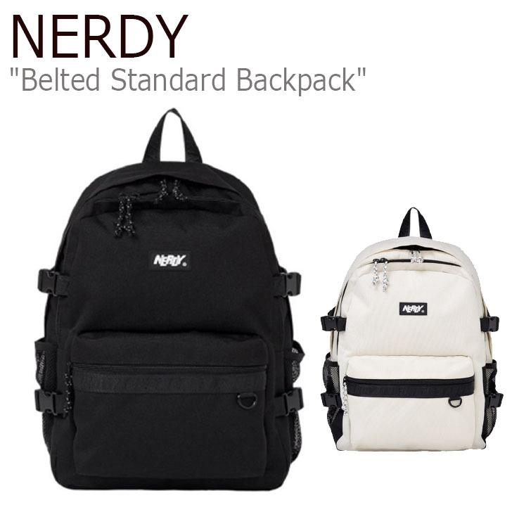ノルディ リュックサック NERDY Belted Standard Backpack ベルテッド スタンダード バックパック BLACK CREAM PNES20AA020101/201 ノルディー バッグ