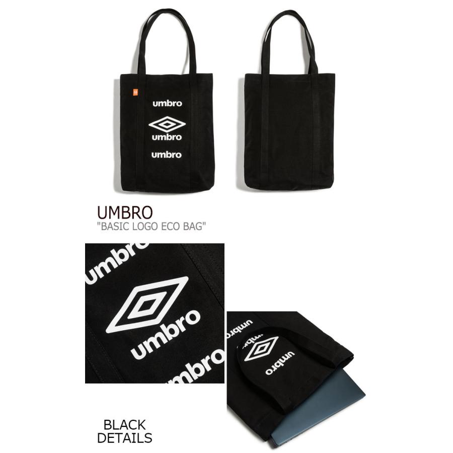 アンブロ トートバッグ UMBRO BASIC LOGO ECO BAG ベーシック ロゴ エコバッグ BLACK ブラック WHITE ホワイト MINT ミント U0123CBG12 バッグ｜goldtail2020｜05