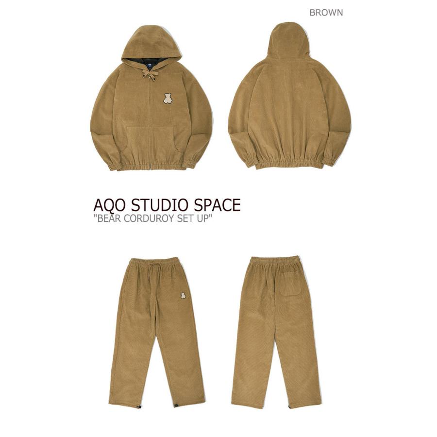 【メール便】 アコスタジオスペース セットアップ AQO STUDIO SPACE BEAR CORDUROY SET UP ベアー コーデュロイ セット アップ BROWN CHARCOAL AQHAMST01 ウェア 【FK2620758465】(13141円)