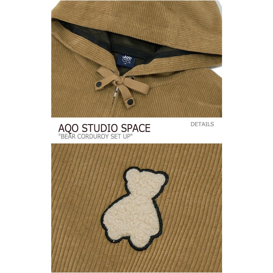 【メール便】 アコスタジオスペース セットアップ AQO STUDIO SPACE BEAR CORDUROY SET UP ベアー コーデュロイ セット アップ BROWN CHARCOAL AQHAMST01 ウェア 【FK2620758465】(13141円)