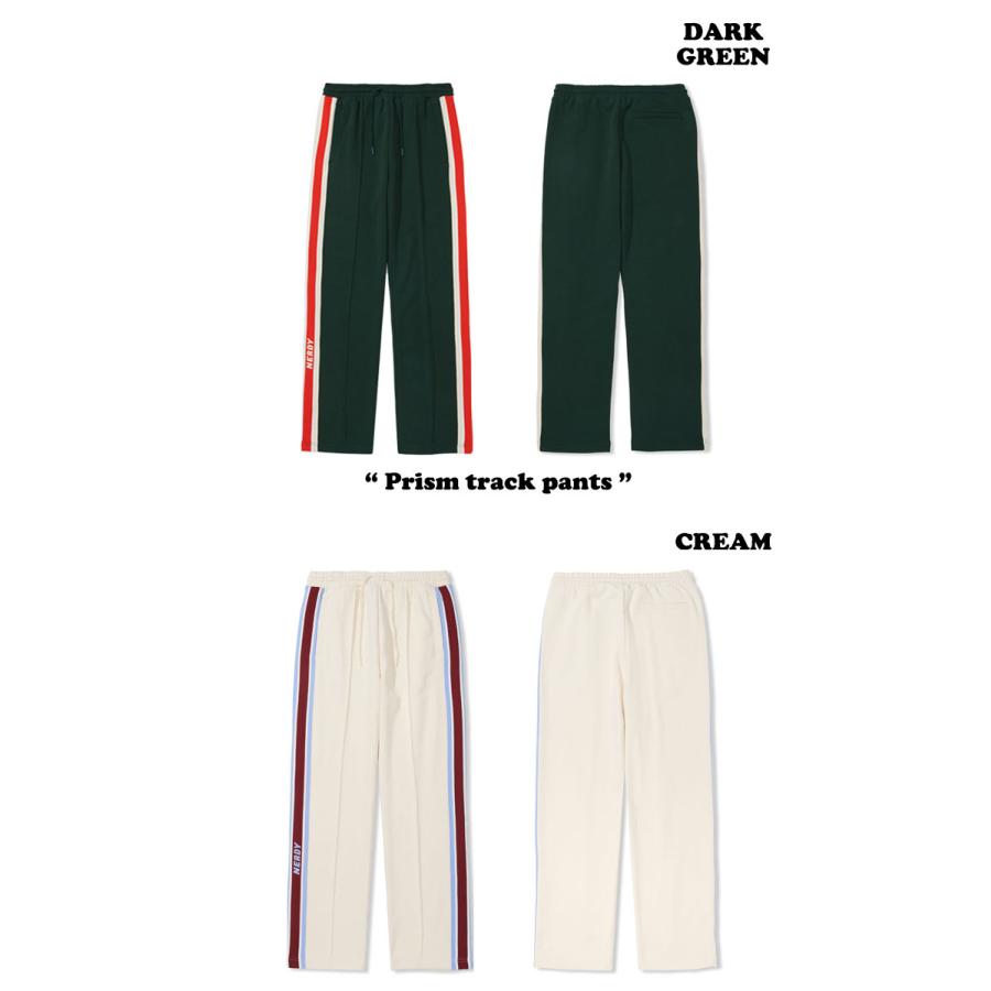 ノルディ ボトムス NERDY Prism track pants プリズム トラック パンツ BLACK CREAM NAVY DARK GREEN PNEF22KB0301/02/16/39 ウェア｜goldtail2020｜02