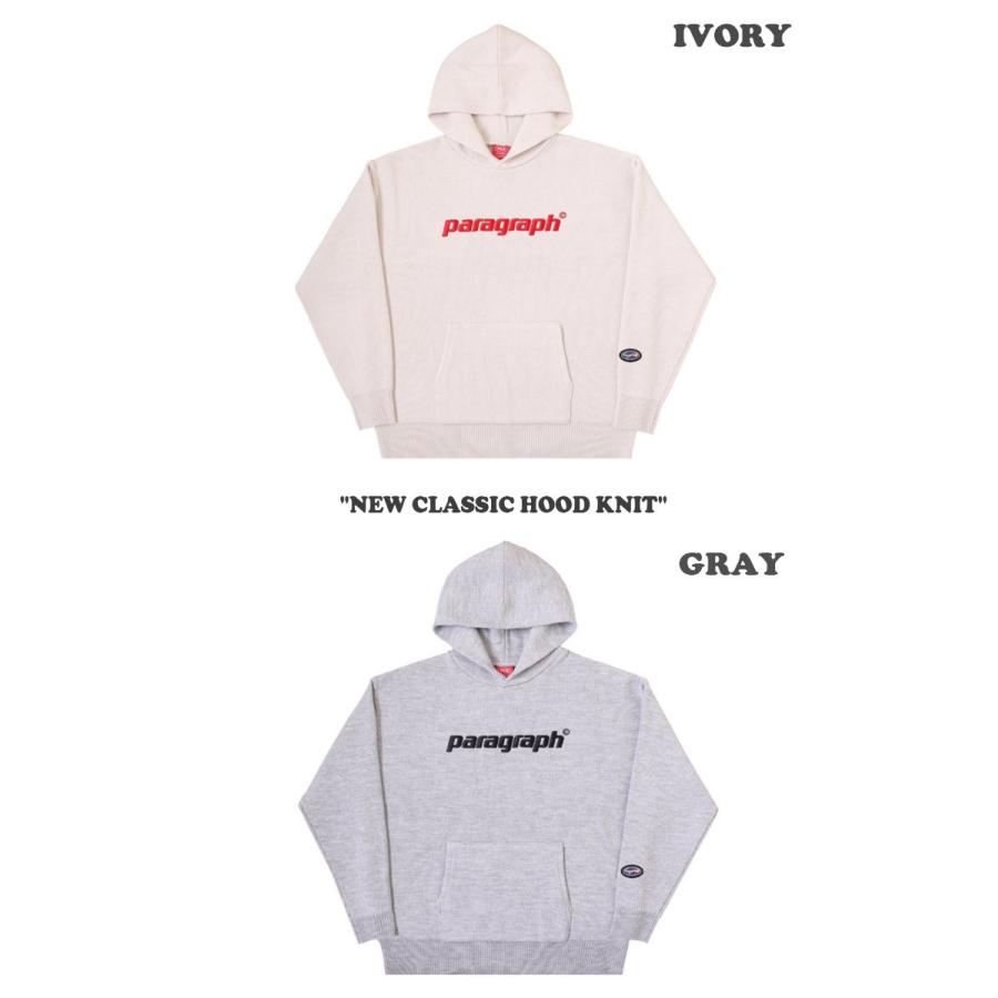 パラグラフ パーカー PARAGRAPH メンズ レディース NEW CLASSIC HOOD KNIT ニュー クラシック フードニット 全10色 PRG22 5973434350 ウェア パラグラフ パーカー PARAGRAPH メンズ レディース NEW CLASSIC HOOD KNIT ニュー クラシック フードニット 全10色 PRG22