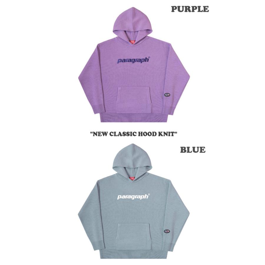 パラグラフ パーカー PARAGRAPH メンズ レディース NEW CLASSIC HOOD KNIT ニュー クラシック フードニット 全10色 PRG22 5973434350 ウェア パラグラフ パーカー PARAGRAPH メンズ レディース NEW CLASSIC HOOD KNIT ニュー クラシック フードニット 全10色 PRG22