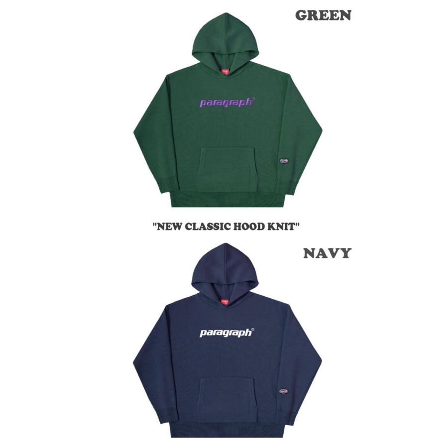 パラグラフ パーカー PARAGRAPH メンズ レディース NEW CLASSIC HOOD KNIT ニュー クラシック フードニット 全10色 PRG22 5973434350 ウェア パラグラフ パーカー PARAGRAPH メンズ レディース NEW CLASSIC HOOD KNIT ニュー クラシック フードニット 全10色 PRG22