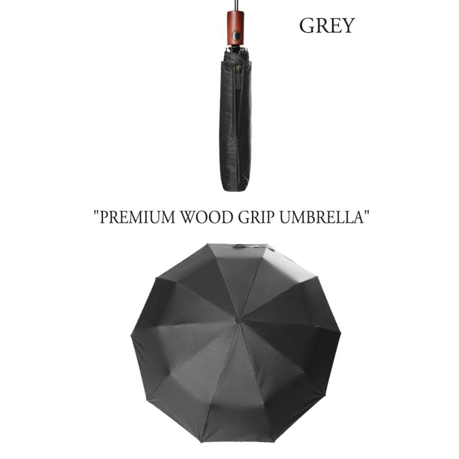 パラチェイス 傘 雨傘 日傘 PARACHASE メンズ PREMIUM WOOD GRIP UMBRELLA プレミアム ウッド グリップ アンブレラ ブラック ネイビー グレー 3218 ACC｜goldtail2020｜04