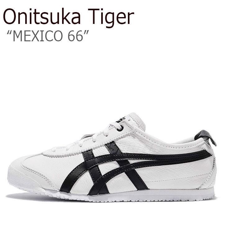 オニツカタイガー スニーカー Onitsuka Tiger メンズ レディース MEXICO 66 メキシコ66 WHITE BLACK ホワイト ブラック D508K-0190 シューズ