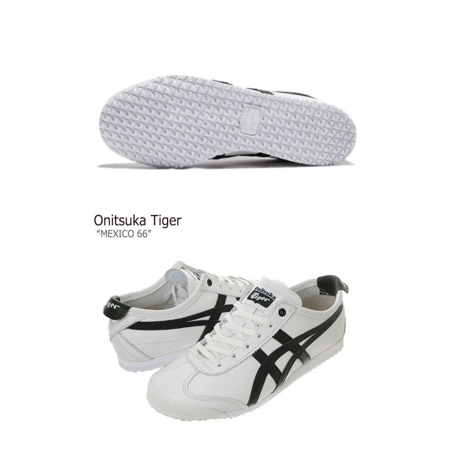 オニツカタイガー スニーカー Onitsuka Tiger メンズ レディース MEXICO 66 メキシコ66 WHITE BLACK ホワイト ブラック D508K-0190 シューズ オニツカタイガー スニーカー Onitsuka Tiger メンズ レディース MEXICO メキシコ66 WHITE BLACK ホワイト ブラック D508K