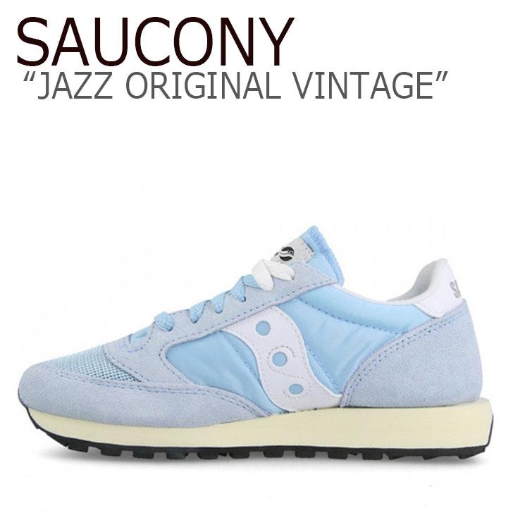 絶妙 サッカニー ジャズオリジナル スニーカー Saucony レディース Jazz Original Vintage ジャズ オリジナル ヴィンテージ ブルー ホワイト S 41 シューズ 好評継続中 今だけ限定価格 Skylanceronline Com