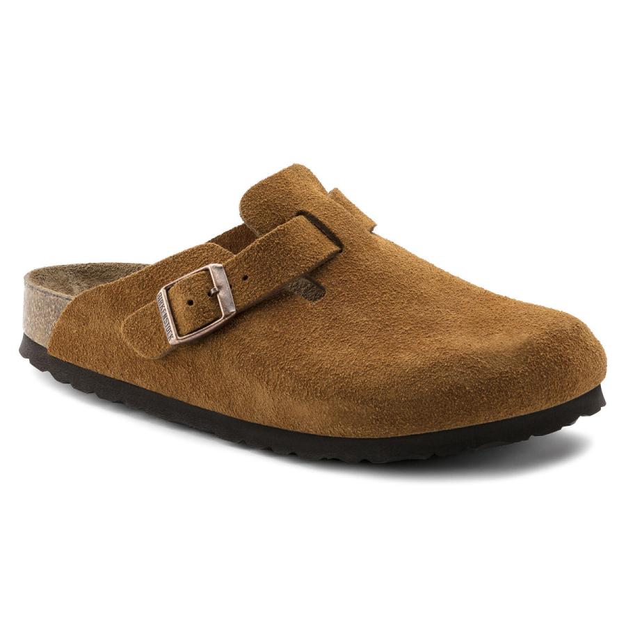 ビルケンシュトック ボストン ソフトベット ミンク メンズ サンダル Birkenstock Boston Mink Regular幅 通常幅 Take Off Online 通販 Yahoo ショッピング