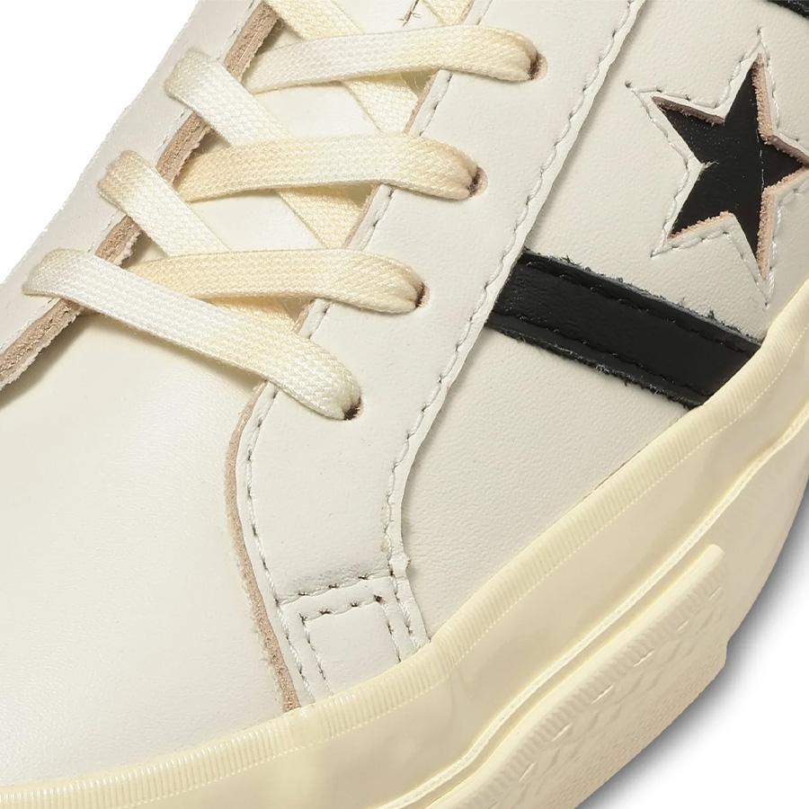 【5のつく日クーポン有】コンバース スニーカー メンズ スターアンドバーズ US レザー ホワイト/ブラック CONVERSE STAR&BARS US LEATHER WHITE/BLACK｜goldtakeoff7｜06