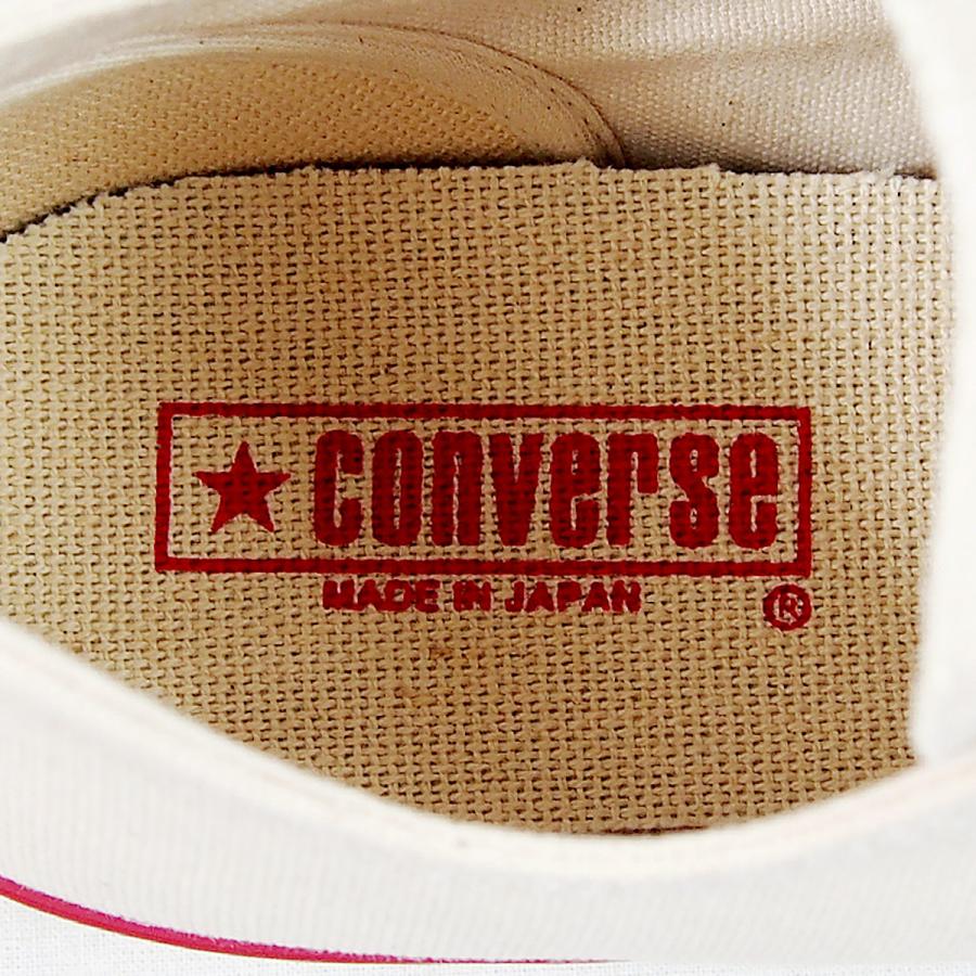 コンバース スニーカー メンズ レディース オールスター ジャパン ローカット 日本製 CONVERSE ALL STAR J OX N WHITE MADE IN JAPAN｜goldtakeoff7｜08