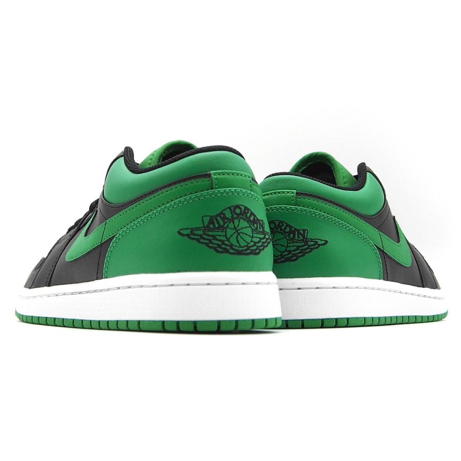 ナイキ スニーカー メンズ エアジョーダン 1 ロー ブラック/ラッキーグリーン-ホワイトNIKE AIR JORDAN 1 LOW BLACK/BLACK-LUCKY GREEN-WHITE｜goldtakeoff7｜04