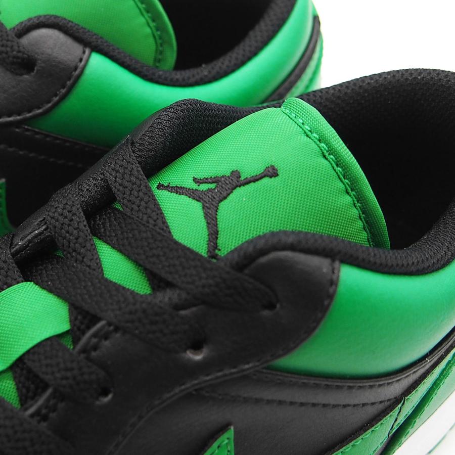 ナイキ スニーカー メンズ エアジョーダン 1 ロー ブラック/ラッキーグリーン-ホワイトNIKE AIR JORDAN 1 LOW BLACK/BLACK-LUCKY GREEN-WHITE｜goldtakeoff7｜06