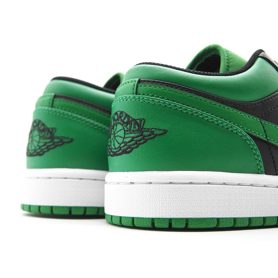 ナイキ スニーカー メンズ エアジョーダン 1 ロー ブラック/ラッキーグリーン-ホワイトNIKE AIR JORDAN 1 LOW BLACK/BLACK-LUCKY GREEN-WHITE｜goldtakeoff7｜07