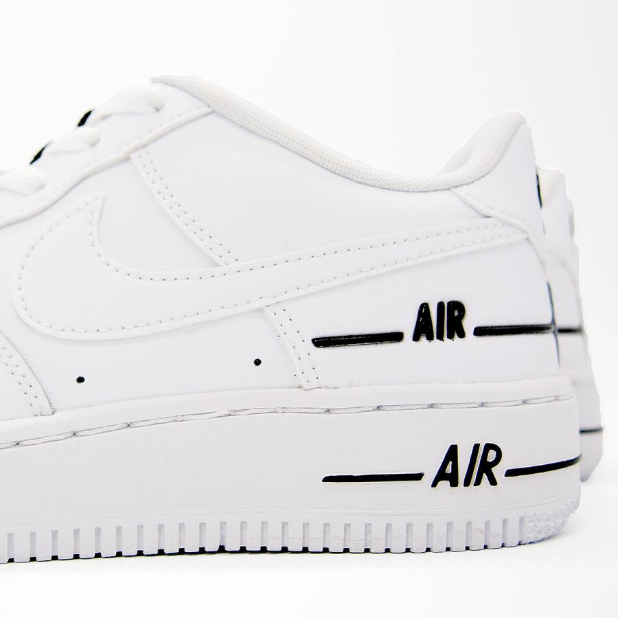 【期間限定クーポンあり】ナイキ スニーカー レディース エアフォース1 LV8 ガールズ ホワイト/ブラック NIKE AIR FORCE 1 LV8 3 (GS) WHITE/WHITE-BLACK｜goldtakeoff7｜07