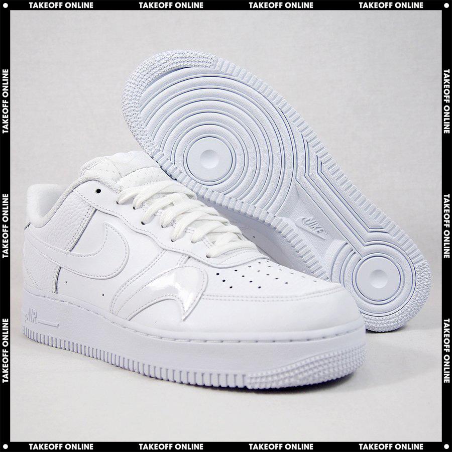ナイキ エアフォースワン ミスプレイスドスウッシュ ホワイト ホワイト ホワイト メンズ スニーカー Nike Air Force 1 Misplaced Swoosh White White White Ck7214 100 Take Off Online 通販 Yahoo ショッピング