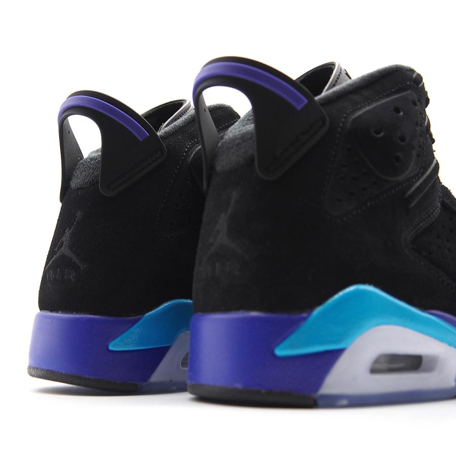 【5のつく日クーポン有】ナイキ スニーカー メンズ エアジョーダン6 レトロ "アクア" NIKE AIR JORDAN 6 RETRO "AQUA" BLACK/BRIGHT CONCORD-AQUATONE｜goldtakeoff7｜07