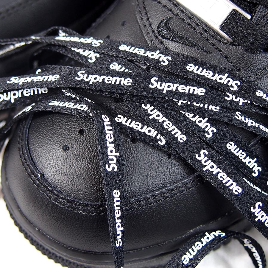 Supreme Nike Air Force 1 ブラック 10 Nike Air Force 1 Mid x Supreme 'Box Logo - Triple Black