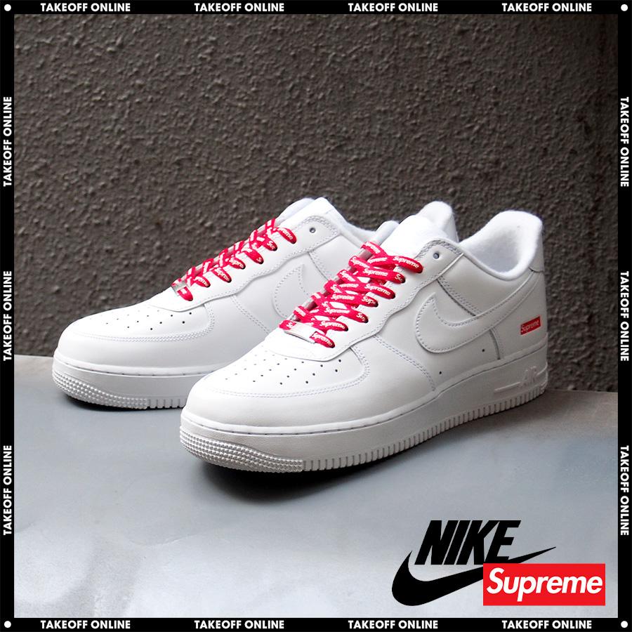 ナイキ エアフォース1 シュプリーム メンズ スニーカー ホワイト コラボモデル NIKE AIR FORCE 1 LOW / SUPREME  WHITE/WHITE : cu9225-100 : TAKE OFF ONLINE - 通販 - Yahoo!ショッピング