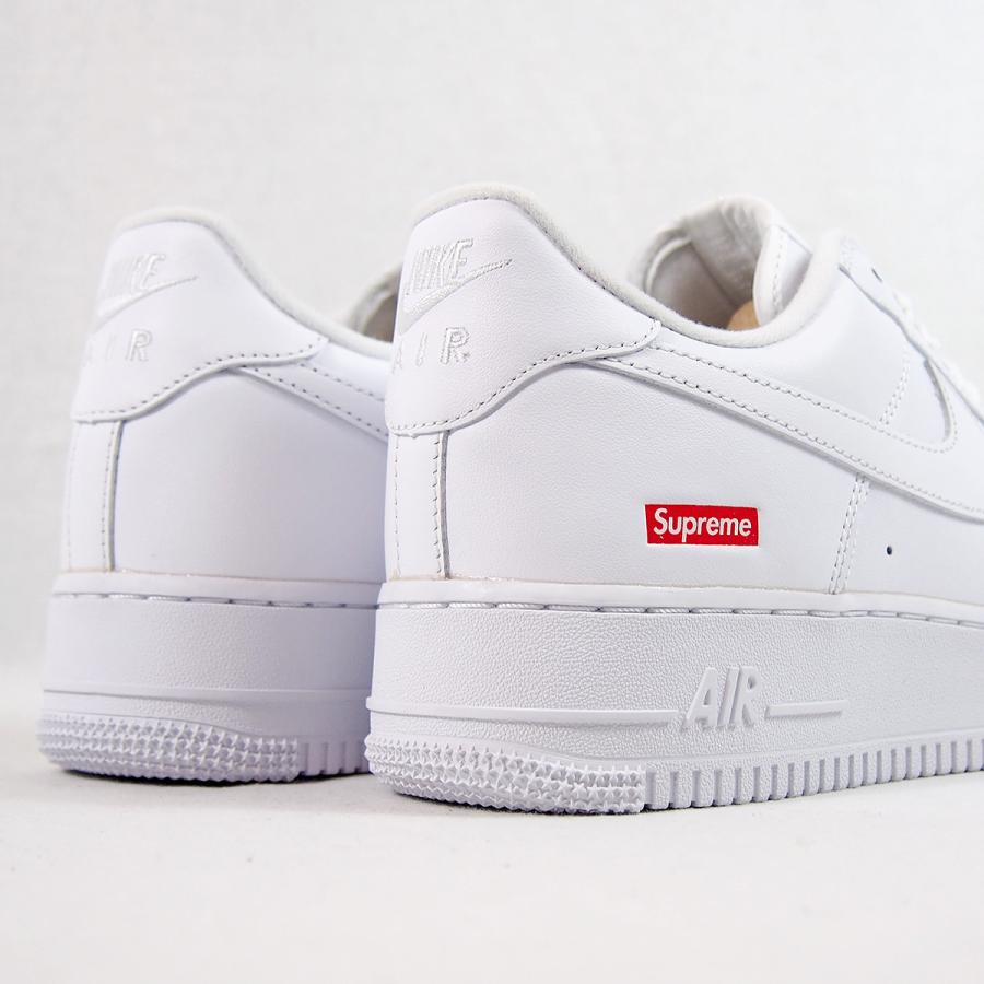 ナイキ エアフォース1 シュプリーム メンズ スニーカー ホワイト コラボモデル NIKE AIR FORCE 1 LOW / SUPREME WHITE/WHITE｜goldtakeoff7｜05