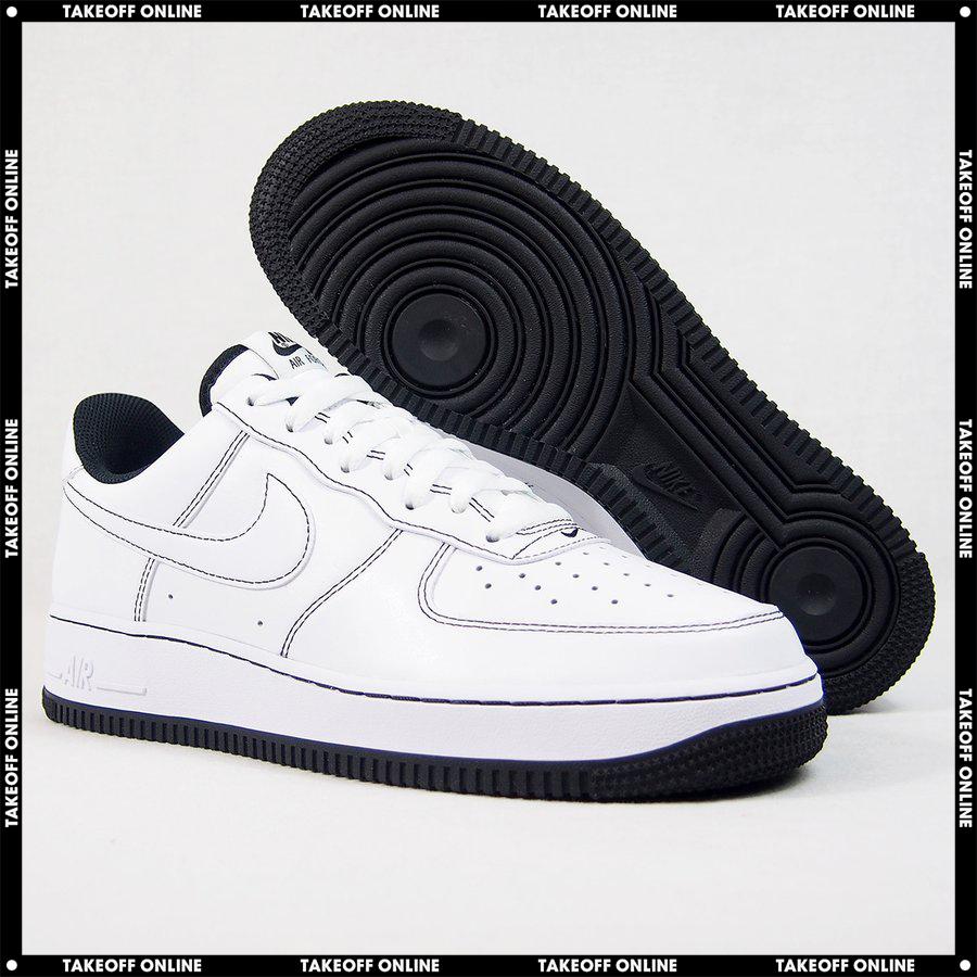 ナイキ エアフォースワン 07 ホワイト ホワイト ブラック メンズ スニーカー Nike Air Force 1 07 White White Black Cv1724 104 Take Off Online 通販 Yahoo ショッピング