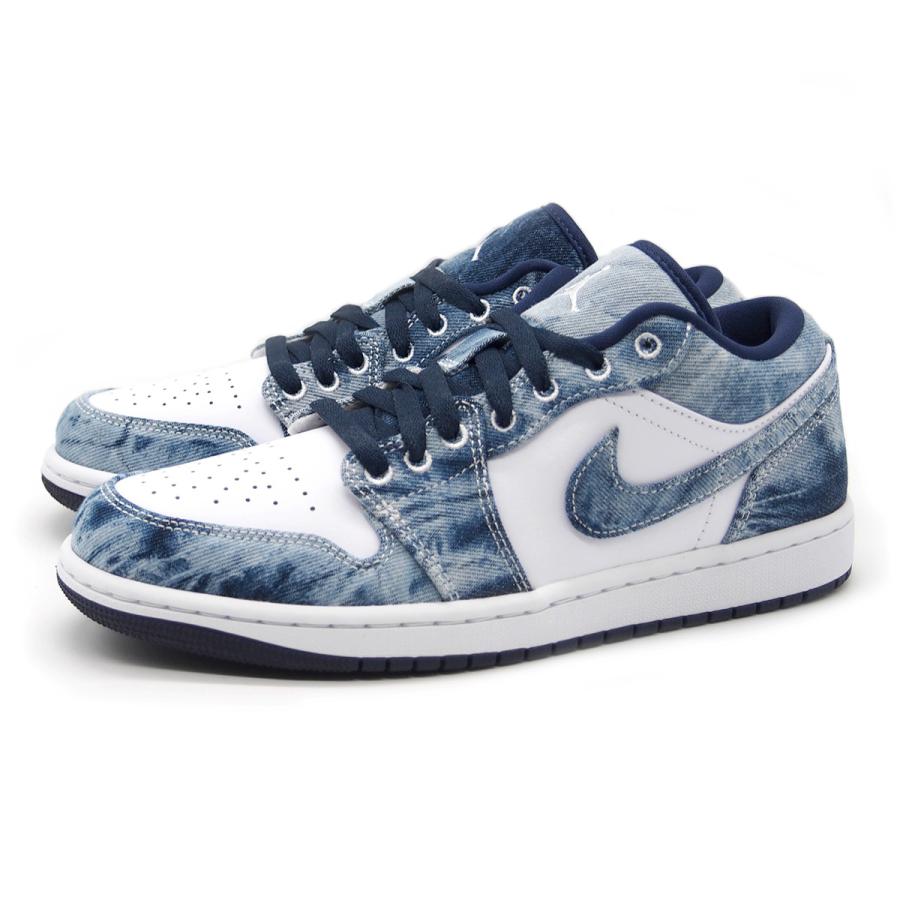 ナイキ スニーカー メンズ エアジョーダン 1 レトロ ロー SE ウォッシュドデニム NIKE AIR JORDAN 1 LOW SE 2024復刻版 "Washed Denim"｜goldtakeoff7｜02