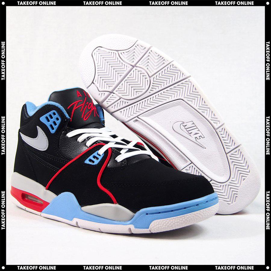 日本全国送料無料 ナイキ エア フライト ブラック ブルー レッド メンズ スニーカー Nike Air Flight Black Blue Red 人気満点 Klientsoft Com