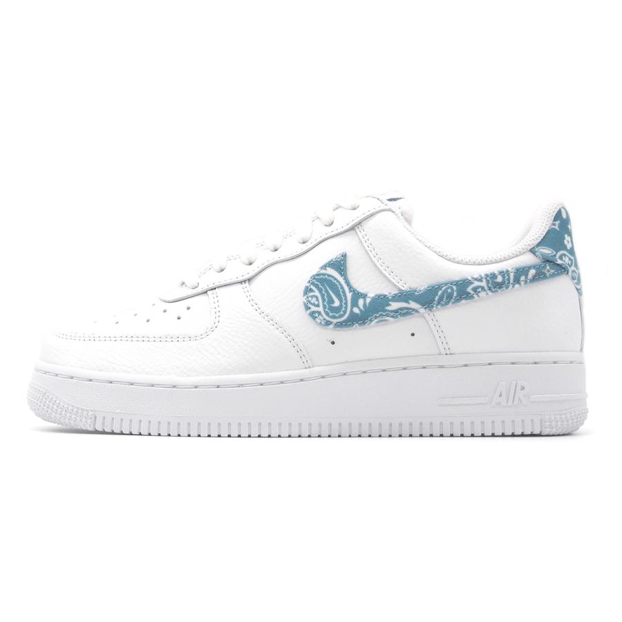 ナイキ スニーカー レディース ウィメンズ エアフォース1 '07 エッセンシャル ホワイト-ウォーンブルー NIKE WMNS AIR FORCE 1 '07 ESS WHITE/WORN BLUE｜goldtakeoff7｜02