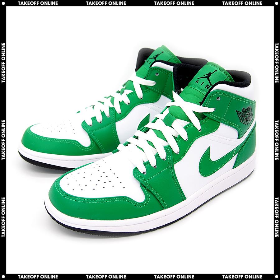 ナイキ スニーカー メンズ エアジョーダン1 ミッド ラッキーグリーン/ブラック/ホワイト NIKE AIR JORDAN 1 MID LUCKY  GREEN/BLACK-WHITE : dq8426-301 : TAKE OFF ONLINE - 通販 - Yahoo!ショッピング