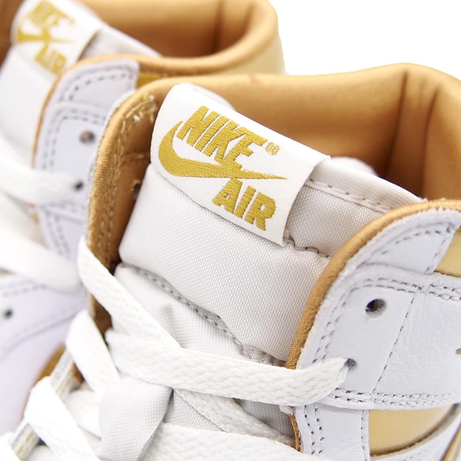 ナイキ スニーカー メンズ エアジョーダン1 レトロハイ OG ホワイト/ゴールド NIKE WMNS AIR JORDAN 1 RETRO HIGH OG WHITE/METALLIC GOLD-GUM LIGHT BROWN｜goldtakeoff7｜06